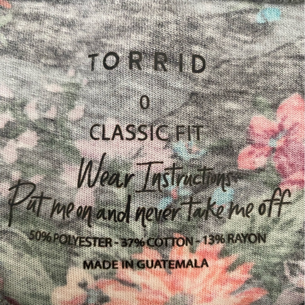 Torrid classic few tee